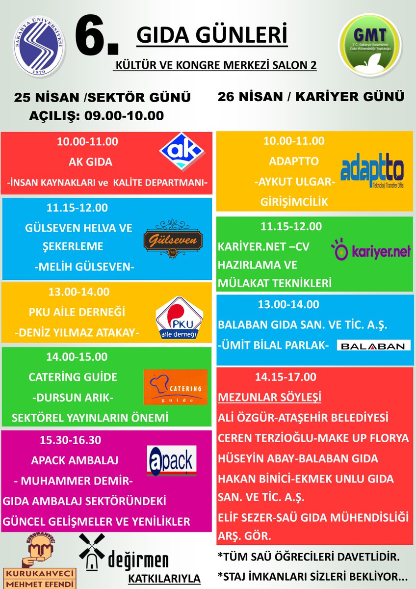 6.Gıda Günleri başlıyor...