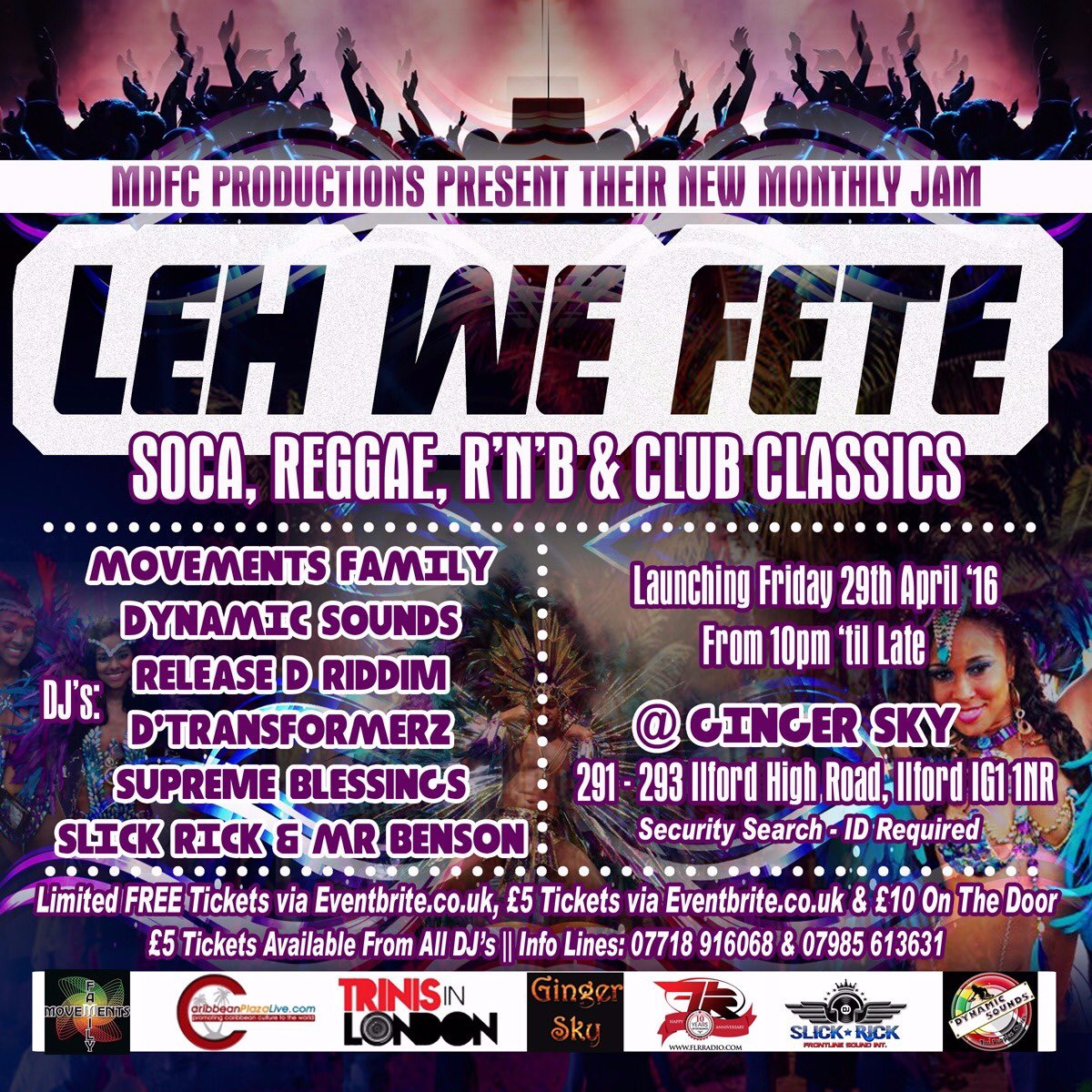 MovementsFamily's tweet photo. THE PLACE BE EVERY MONTH.. Launching Friday 29th April 2016 get your tickets on eventbrite..
https://t.co/awhdKGnkHr https://t.co/P8cBDJWWSo