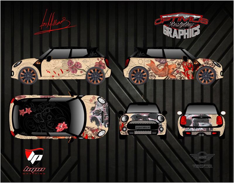 LeoMillares_Esp's tweet photo. Próximamente... @Leo_Tattoos nos sorprenderá... #VehinterMINITattoos @VEHINTER_MINI @MINIEspana https://t.co/KWQqNBidFp