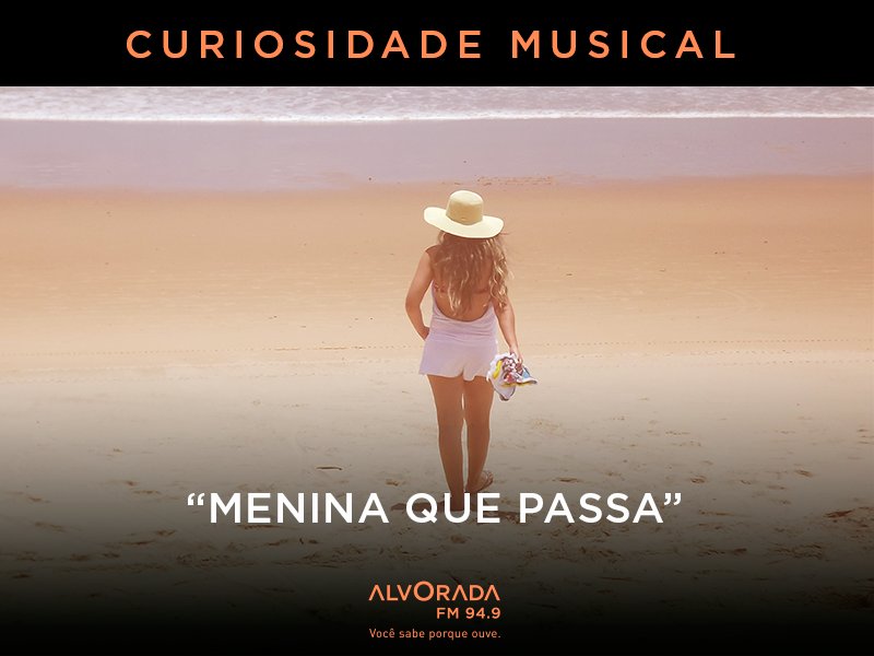 RadioAlvorada's tweet photo. Este era o nome original de Garota de Ipanema. #CuriosidadeMusical https://t.co/Jmg5nUrnIw