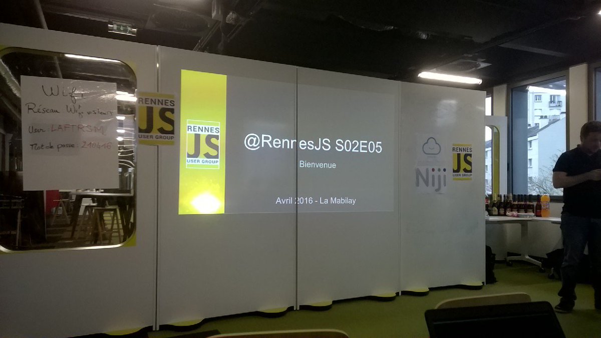 adrienmassiot's tweet image. C&apos;est parti pour le #RennesJS à la #FrenchTech
#Rennes #Mabilais #JS #JavaScript