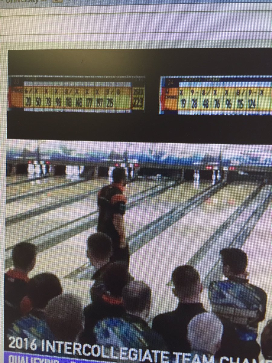 UPIKE_Success's tweet photo. #UPIKEBowling men are bowling with straight up fireballs #GoBears #GetStrikes https://t.co/7oMBUB4GQw