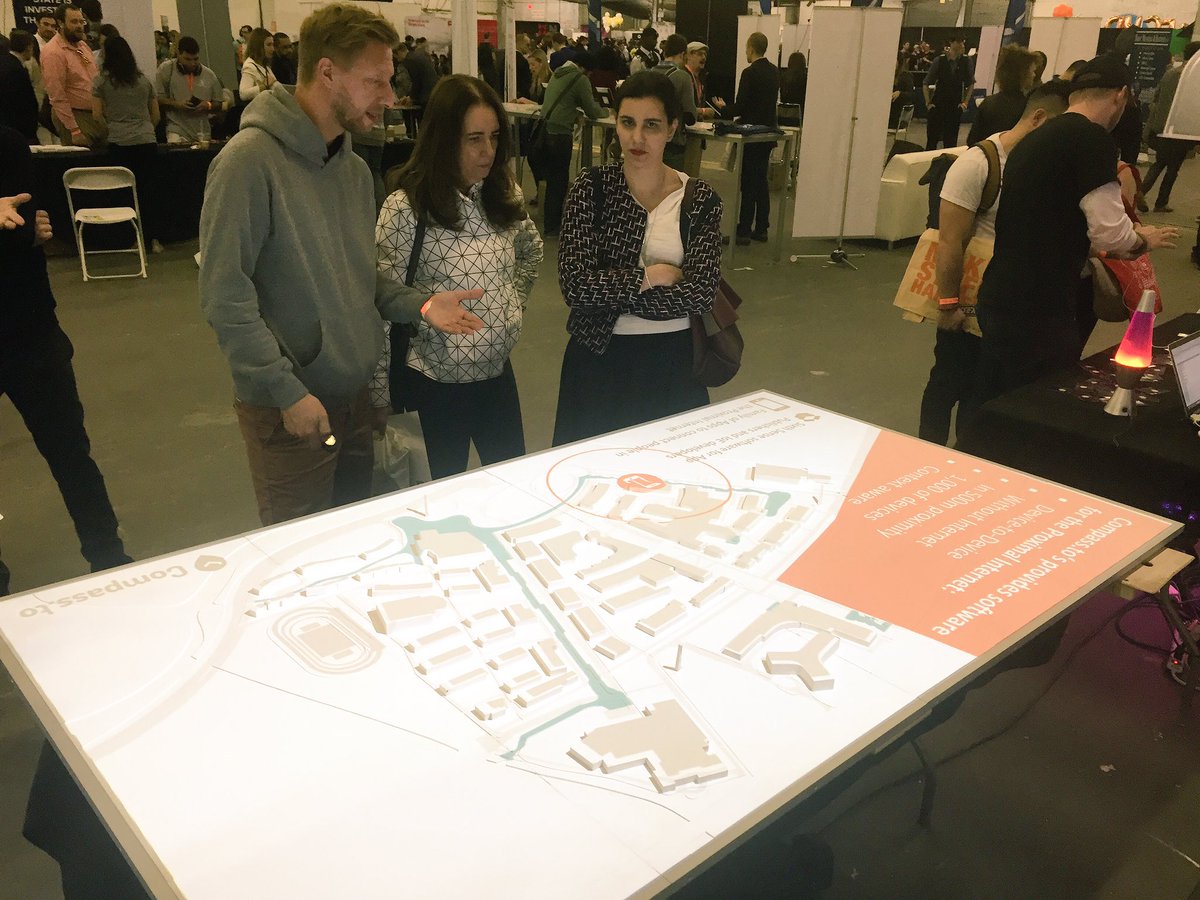 CompassTo's tweet image. The talk of town! #proximalinternet is here ;) Check us out at booth J3 in @TechDayHQ #TechDay2016