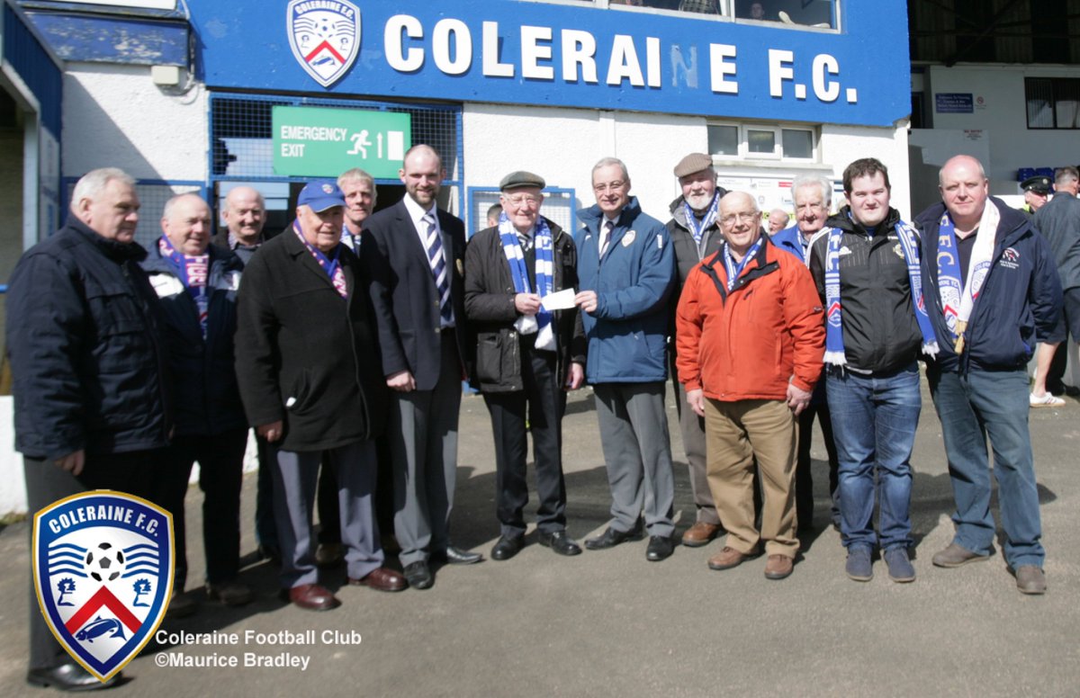 ColeraineFC's tweet photo. CFC receives donations from @FriendsCFC and GKDSC...https://t.co/QFJrsSpKcX https://t.co/TU0Q67lisr