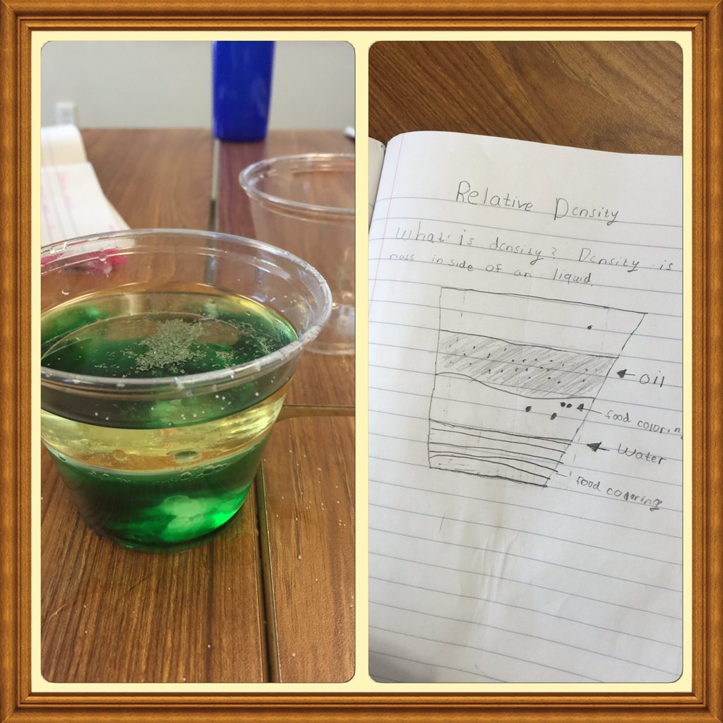 pmartinezLISD's tweet photo. Kids enjoy learning about relative density. #slb7 #reaganrays #lisdleads https://t.co/r0KqpZch2z