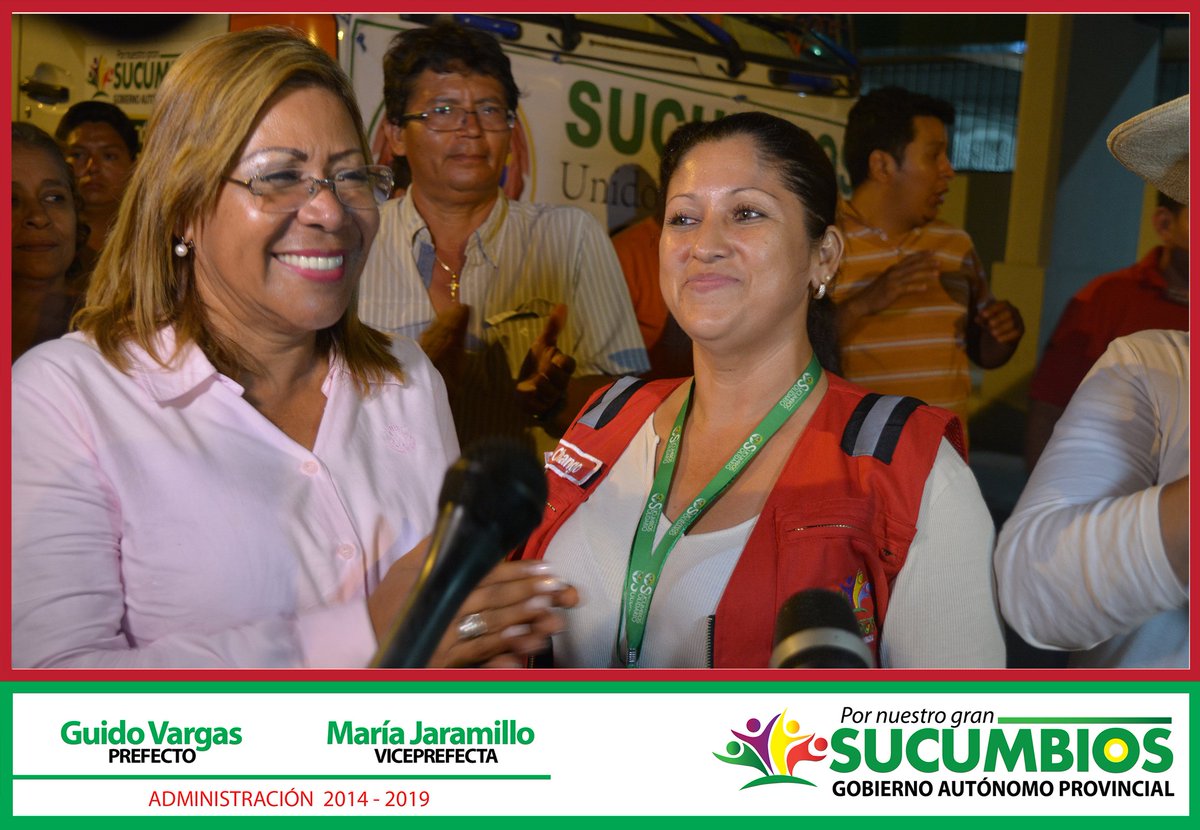 SucumbiosGad's tweet photo. Dos provincias unidas por una causa noble, por un Ecuador solidario. @PrefecturaEsme https://t.co/ueNQ24ZY7y