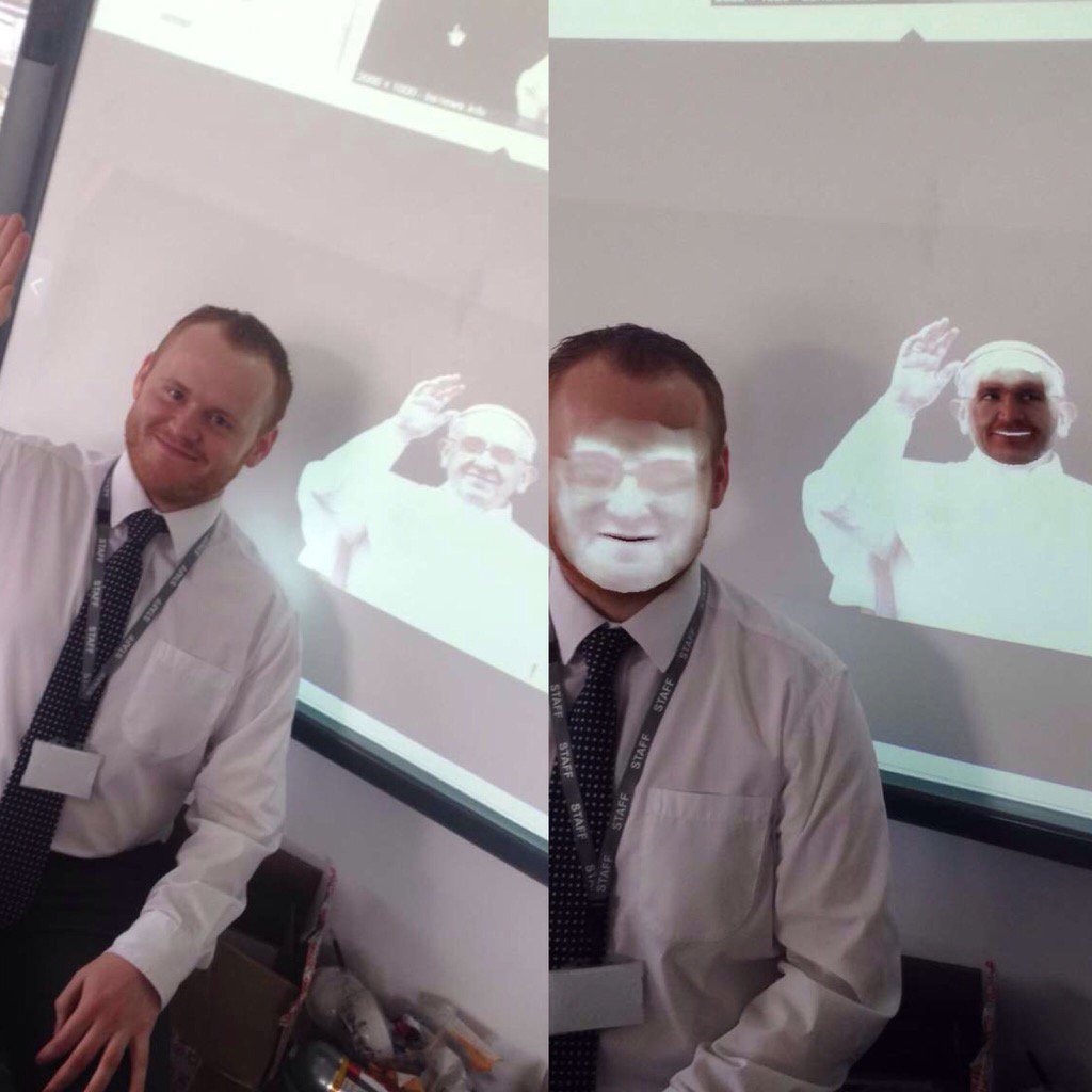 taylorclxy_'s tweet photo. sums up our revision sessions ...ππππππππ @RE_MrsWilliams @REArchbish @MrsDunnRE @gabu_lu #maccyG #faceswap #pope https://t.co/3CwcKc4v3K