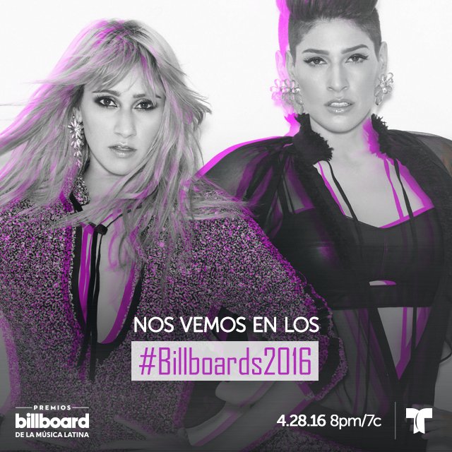 .<a href="/haashoficial/">Ha*Ash</a> también estarán cantando en los #Billboards2016 este jueves y no podemos esperar para verlas! 💥