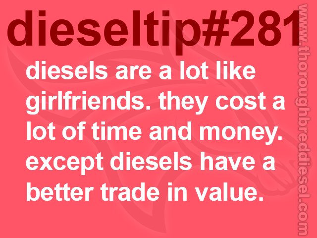 TbredDiesel's tweet photo. #dieseltips™ #dieseltip https://t.co/wKl6HN0Gb2