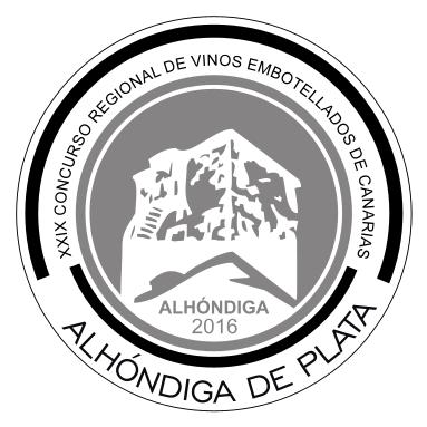 Medalla de Plata a nuestro Vino Blanco Seco Malvasía Aromática en el Certamen Regional de vinos Alhóndiga 2016.