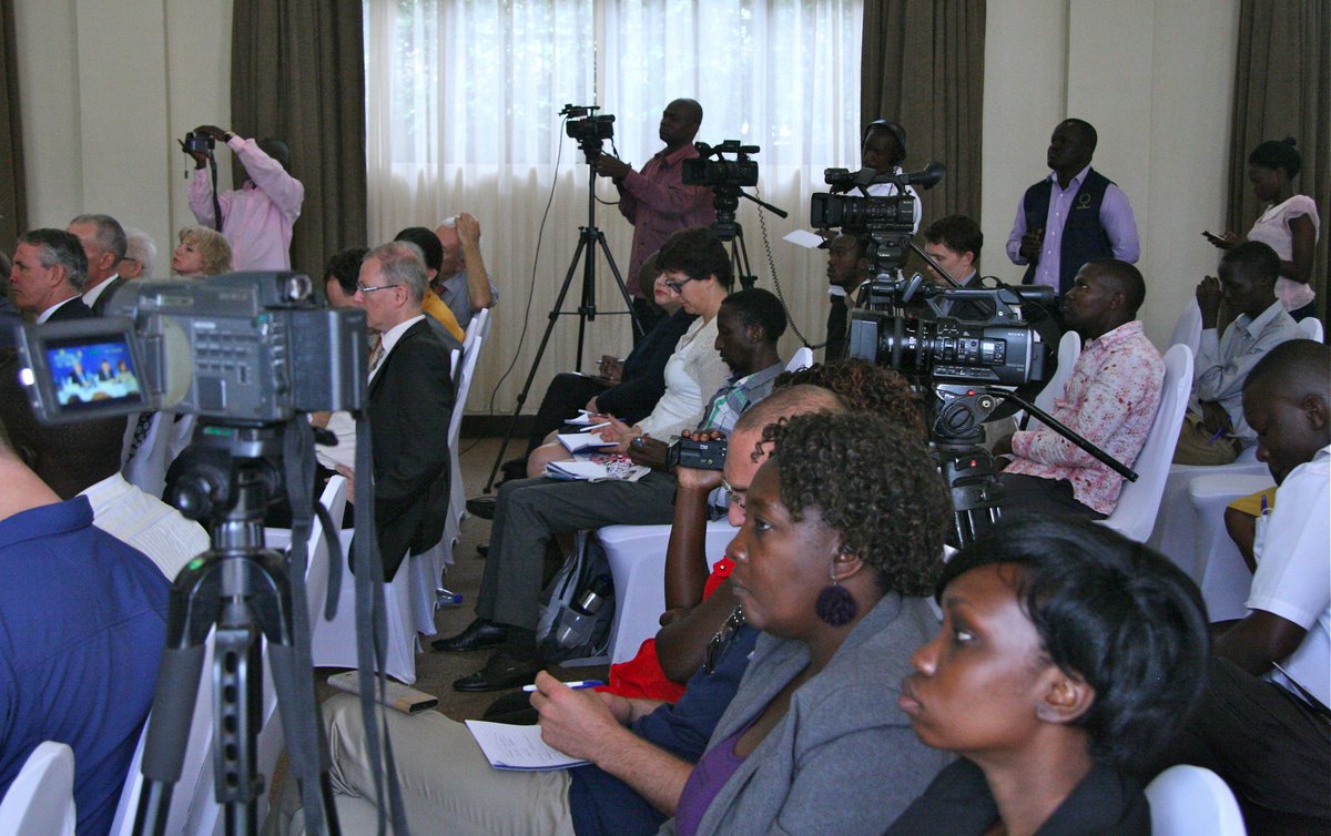 eueomuganda's tweet photo. More than 60 journalists from Uganda’s leading media houses attended the briefing on EU EOM Final report. https://t.co/XMGzW7TKYT