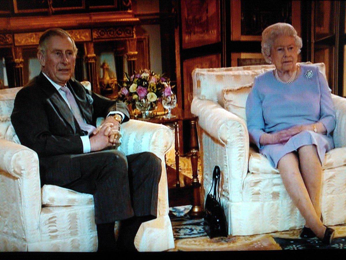 nicolaupsonbook's tweet photo. Move over June &amp; Leon...#royalgogglebox #Queenat90 https://t.co/kj2Le58FLP