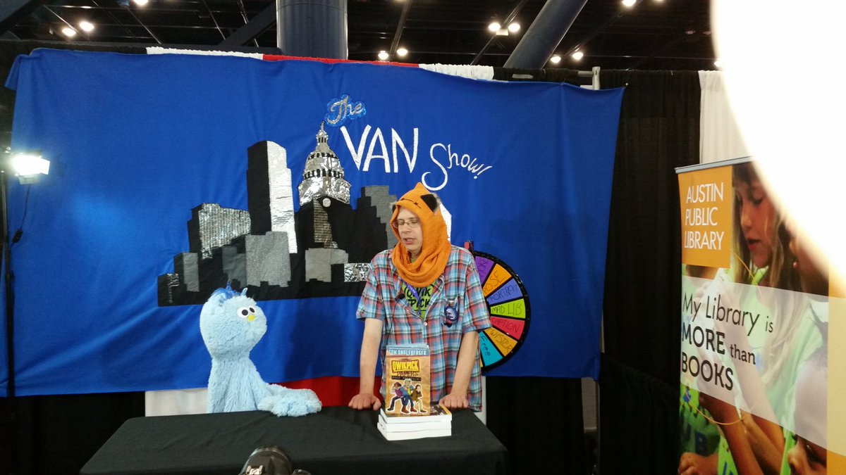 CMSLibrarian's tweet photo. What you can find at TLA?   The Van show that is done by the Austin Public Libraries https://t.co/4WDm38Aa0O