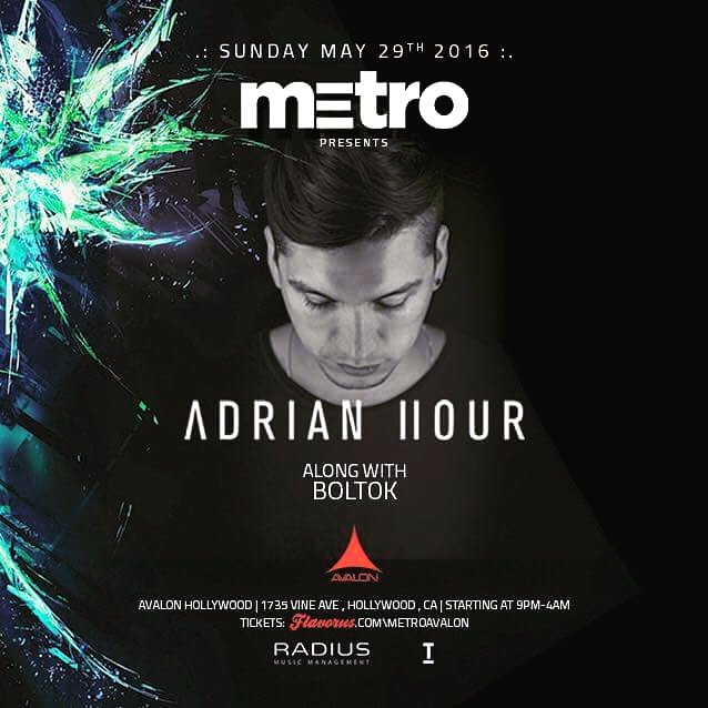 Excited to play once again <a href="/AvalonHollywood/">Avalon Hollywood</a> w/<a href="/AdrianHour/">Adrian Hour</a> on May 29th! See you there!

#Hollywood #Housemusic #edm