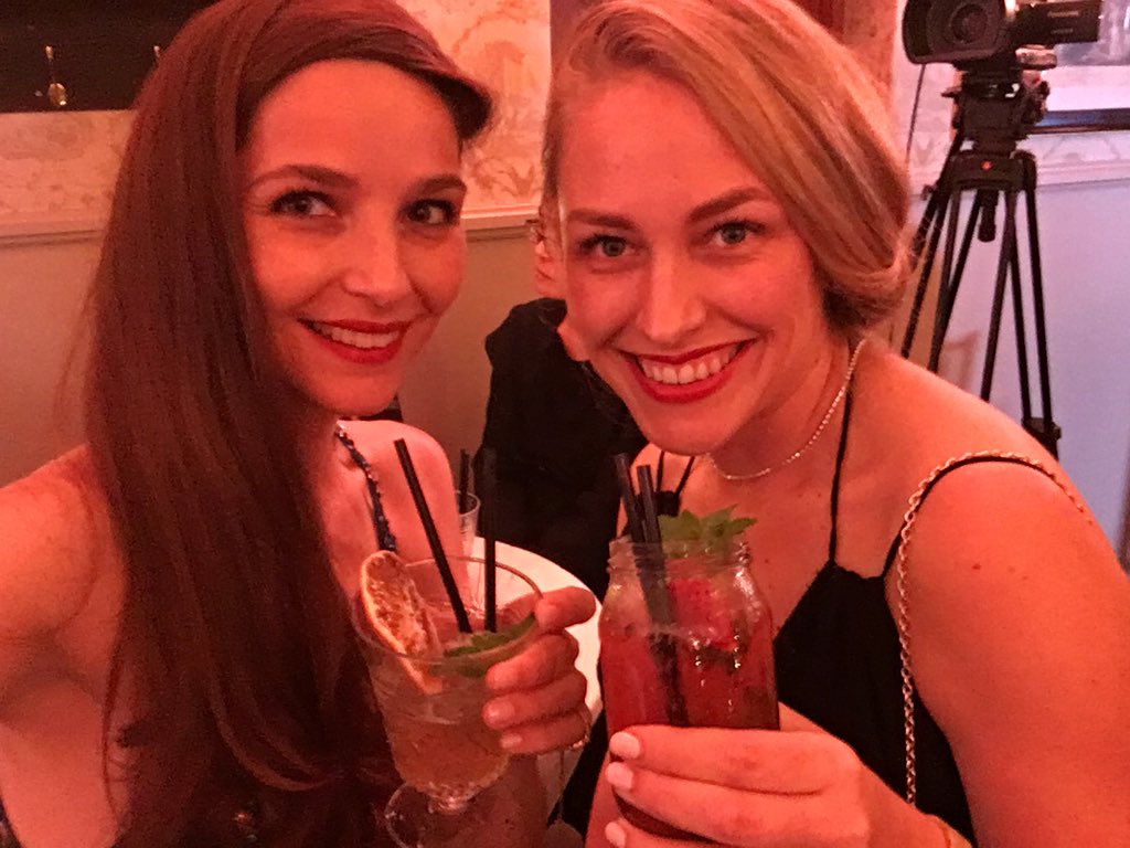 BronDay's tweet photo. @morphe_clothing and I lurving our #pravdavodka cocktails @GLAMOUR_sa #GMG16 https://t.co/TlD1oHxPFp
