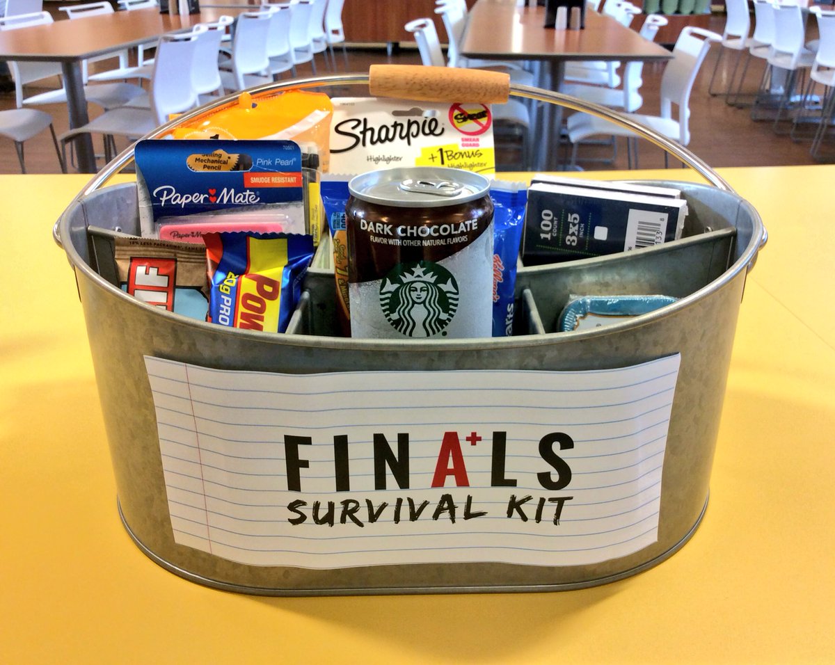 ATUeats's tweet photo. Have you heard? We're giving away this kit to help you ace your finals! Follow us and RT for your chance to win! https://t.co/91SInbbShQ