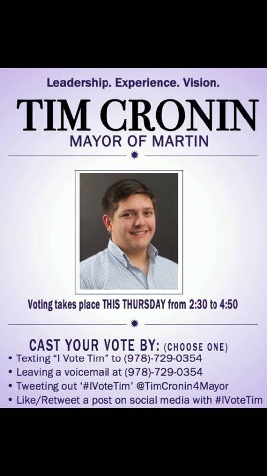 CollegeDemsofMA's tweet image. Help support @tjcro21 of @StonehillDems! Voting takes place from 2:30pm to 4:50pm #mapoli