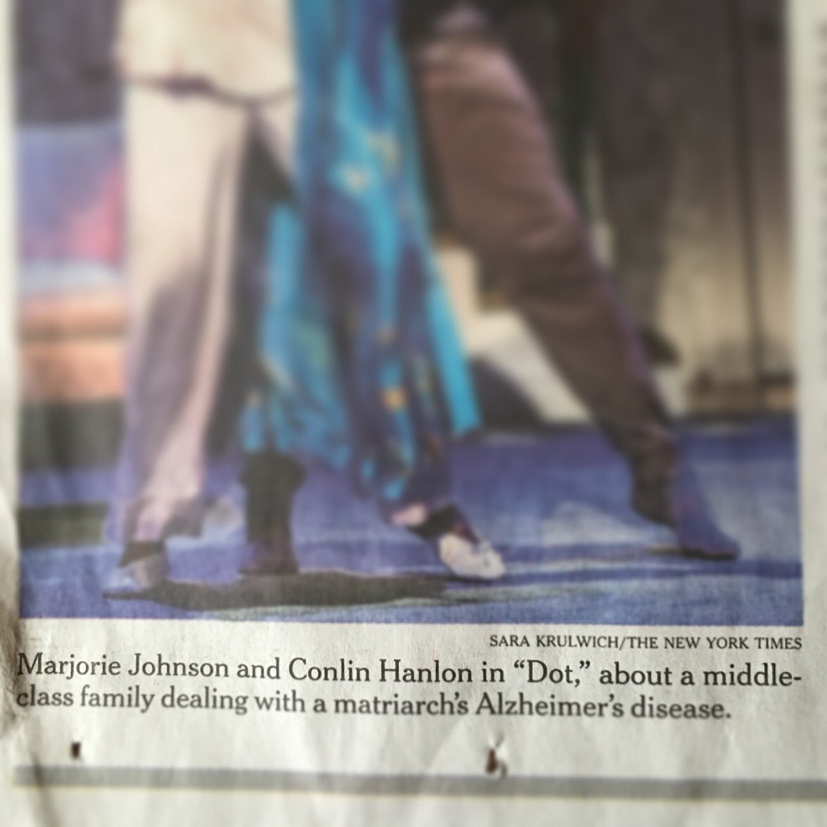 ColinHanlon's tweet photo. TBT to when the @nytimes continued to keep me humble. #Conlin #Dot @vineyardtheatre #stromandancer https://t.co/sbbatIEMeu