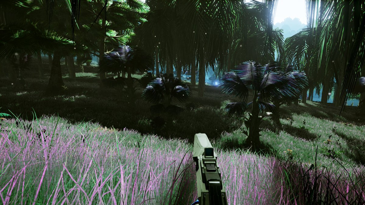 ExtroForge's tweet photo. What is that? Something up ahead... We're the first ones here. Yet... #indiedev #gamedev https://t.co/RdjtKviuIN