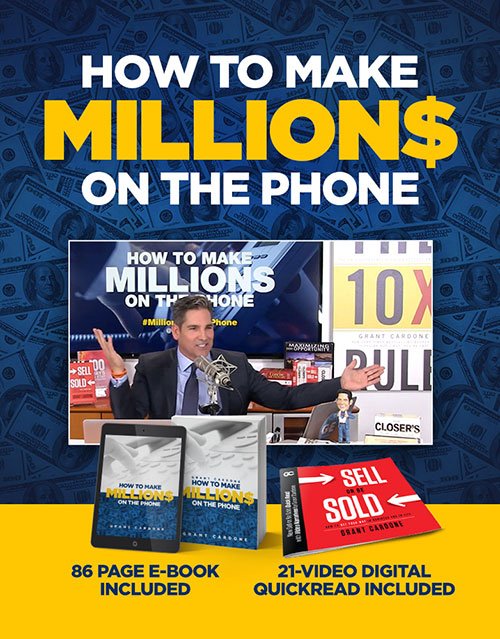 Grant Cardone on X: “Millions On The Phone Webinar + Bonuses https