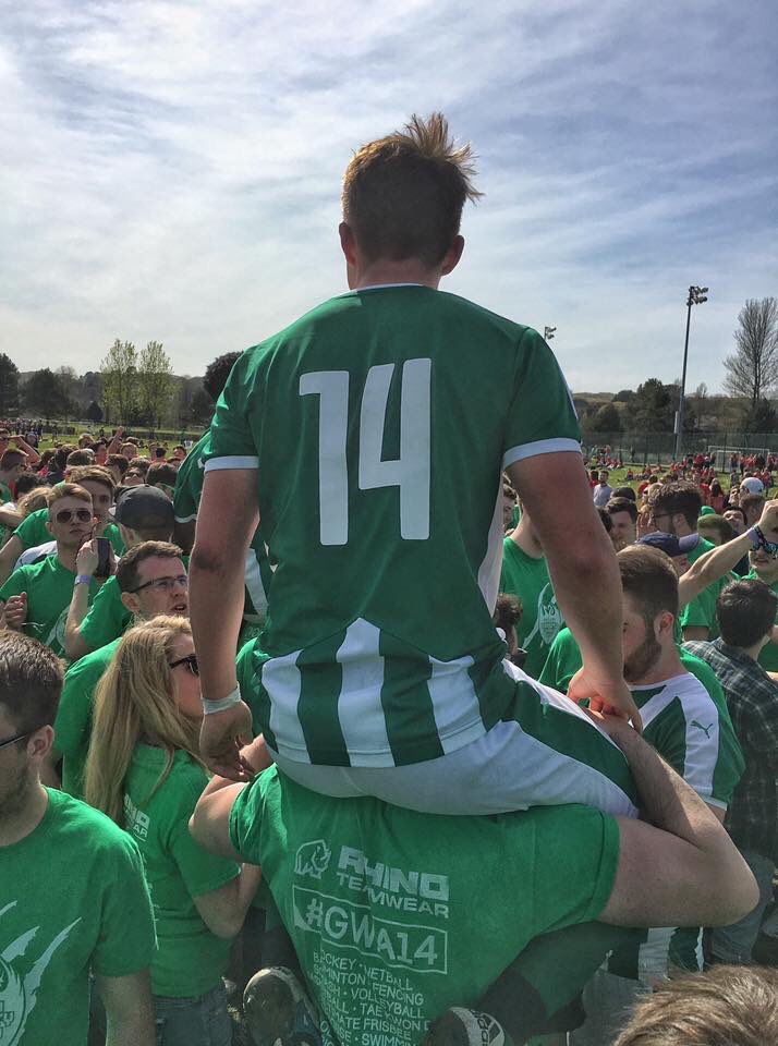 Excellent photo there of midfielder and penalty score will bazen