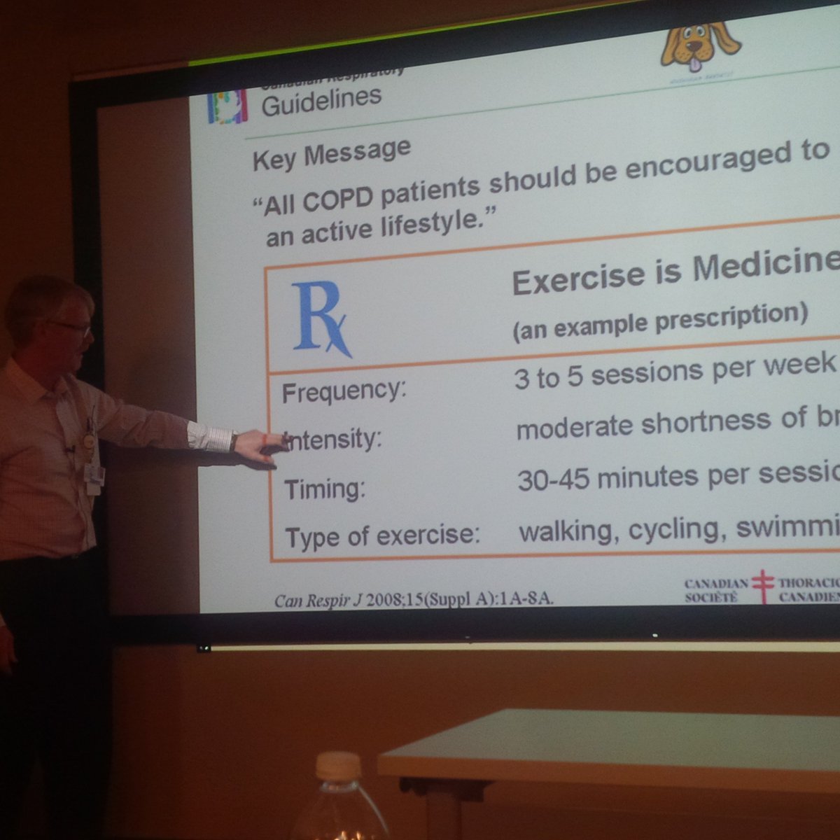 Exercise is essential for management of #COPD @CSEPdotCA @ParticipACTION @WW_LHIN @ACSMNews @CSPI #exerciseRx