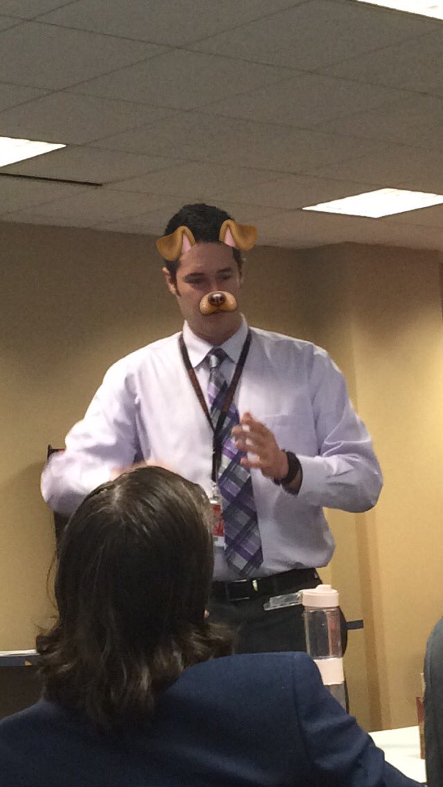 redhawkraglans's tweet photo. Neuber putting on his game face to represent the NCHS Entrepreneurship businesses @NeubauerNCHS https://t.co/dBLbvsjnEI