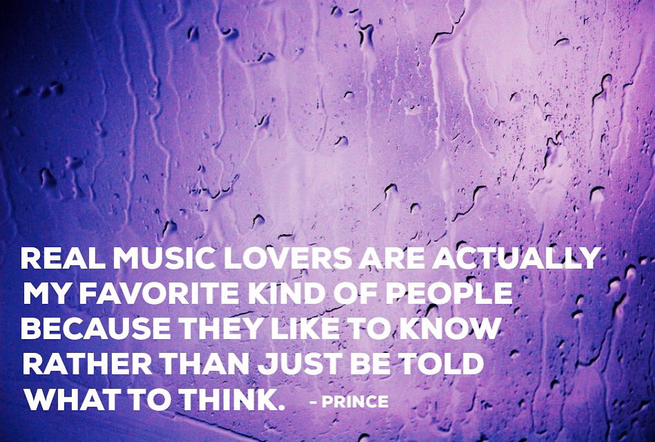 Thank you Prince for setting the bar high for all of us. #RIPPrince #NothingComparesToYou