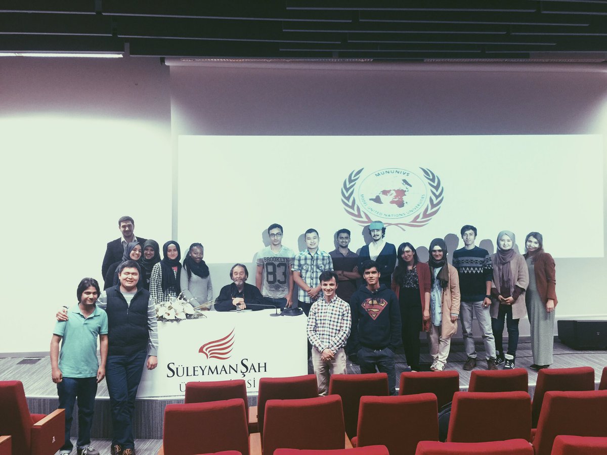 After the seminar, we wanted a memorial photo. #MUNunivsSchool