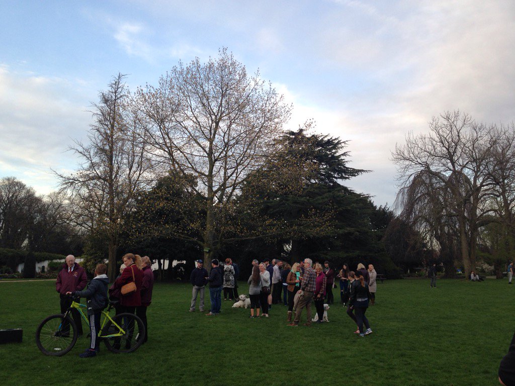 Frodsham's community gathers to light a beacon to celebrate. Memories are made of this