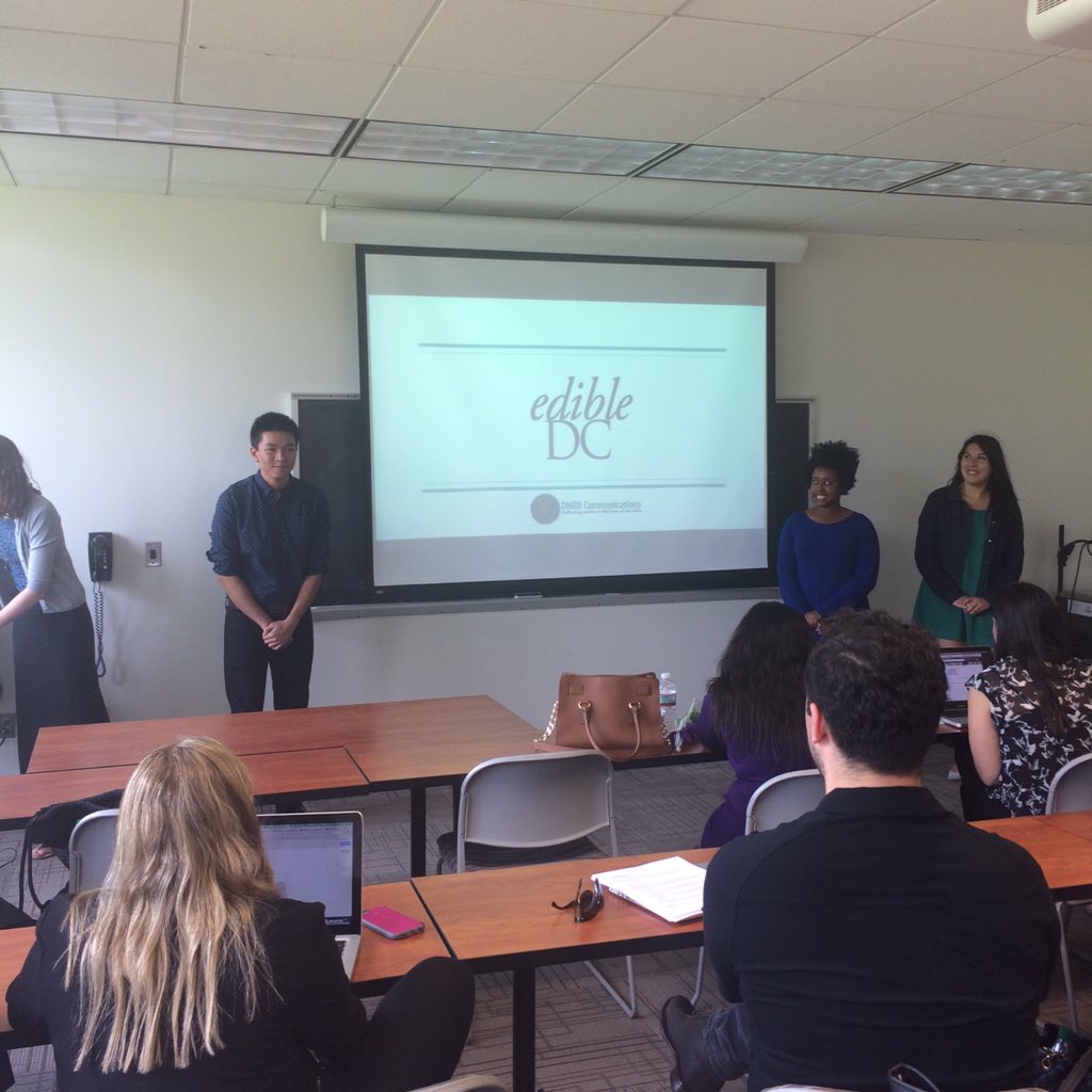 AUAdSchool's tweet photo. We are presenting to the #edibledc client! https://t.co/d1PKosDBRY