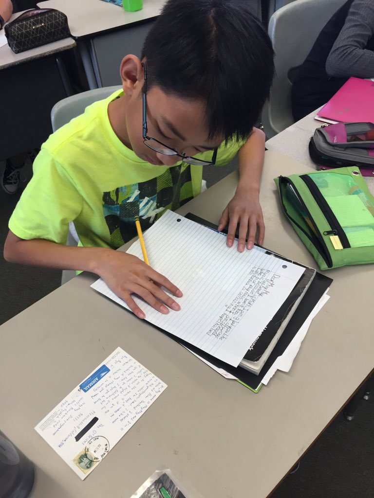 Corresponding with students in Thailand #room1