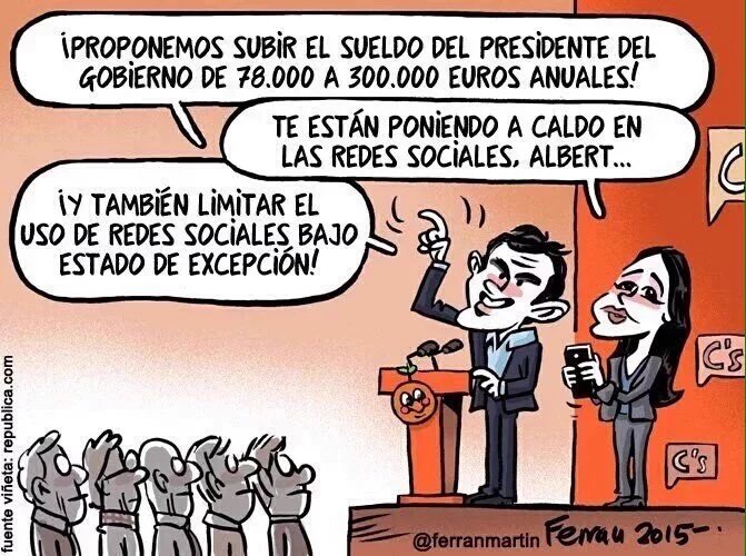Charlygeta's tweet photo. Cuando leo gente de #Ciudadanos decir en #PodePoly q #Podemos es fascista me entra la risa. #IglesiasContraLaPrensa https://t.co/LP1dCGVmOP