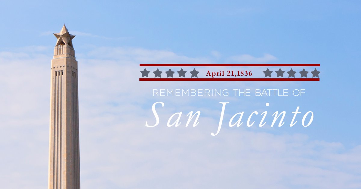 TeamCornyn's tweet photo. Happy San Jacinto Day! #TX180 https://t.co/PfgKDZdY18