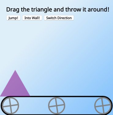 DonKarlssonSan's tweet image. Triangle Treadmill | Verlet Integration on @CodePen 
codepen.io/DonKarlssonSan…
#CodingMath ep 36 &amp;amp; 37 by @bit101