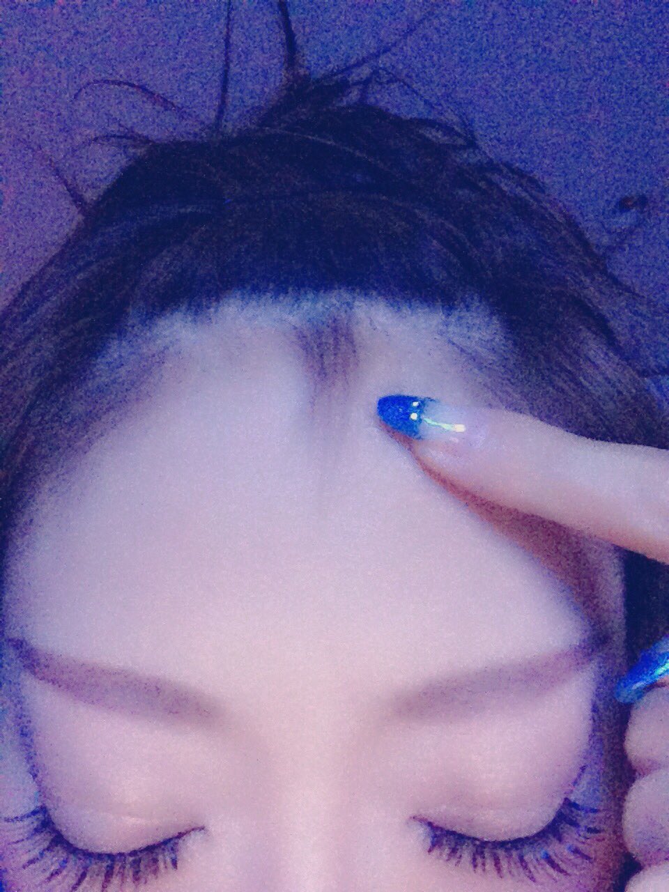 まりりん たむけんみたいな前髪を上げると産毛までたむけん てか なんでこの部分だけ産毛長いんだろ