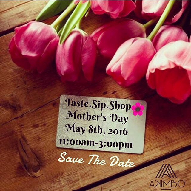 Akimbo_TT's tweet photo. Looking for something really unique to do with that "special lady" this Mother's Day?
Join us for:
Taste.Sip.Shop https://t.co/uapwh0EOop
