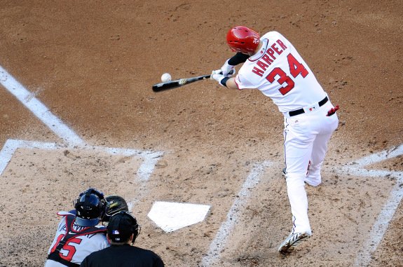 FiveThirtyEight's tweet photo. Has Bryce Harper surpassed Mike Trout? That's a clown question, bro. https://t.co/gXoHKD2yLb https://t.co/iVN6JeTwgW