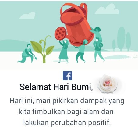 Selamat hari bumi 22 April 2016, mari kita pikirkan dampak bagi alam dan lakukan hal positif <a href="/_Krosboi_/">Krosboi</a>