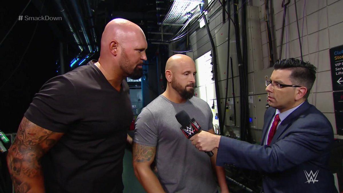 WWE's tweet image. THAT&apos;S RIGHT! @ImpactDoc and @machinegunka will make their in-ring debut against @WWEUsos on #RAW! #SmackDown