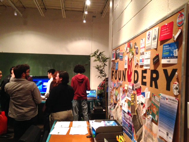 CBlueprint's tweet photo. Having fun with friends at @FounderyTO! One more hour to check out the #humbergameshowcase2016 https://t.co/AX49bMkFBh