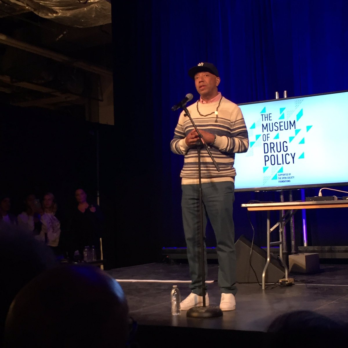 AllDefPoetry's tweet photo. .@UncleRUSH supporting the #StopTheHarm movement at the Museum of Drug Policy. 🏆 https://t.co/2ZRKJ5uRru