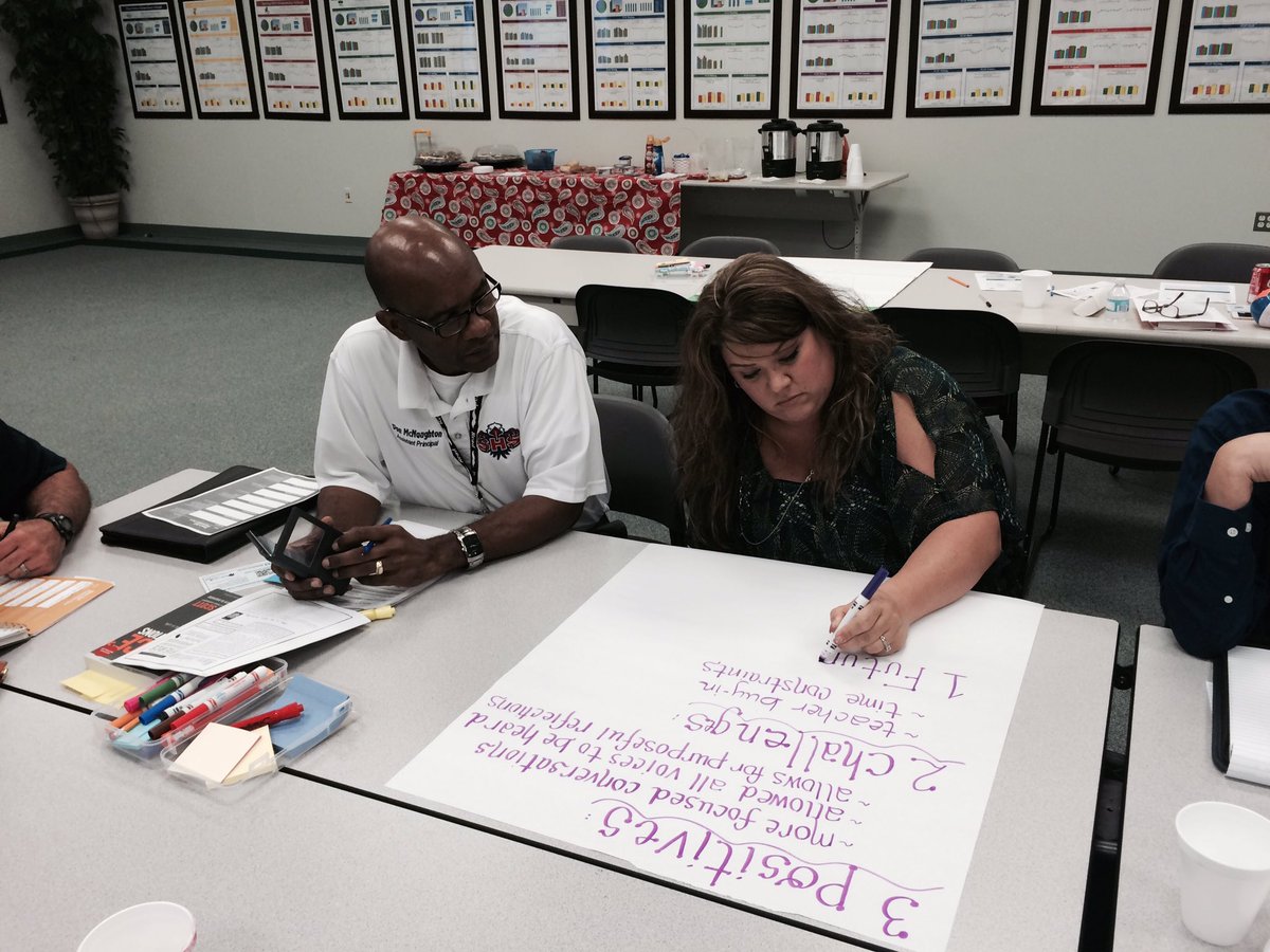PdDivas's tweet photo. Collaboration time with colleagues.  Our AP's are amazing!  @HernandoSchools @HernandoSuper #refuse2bavg https://t.co/57N5DKiBgW