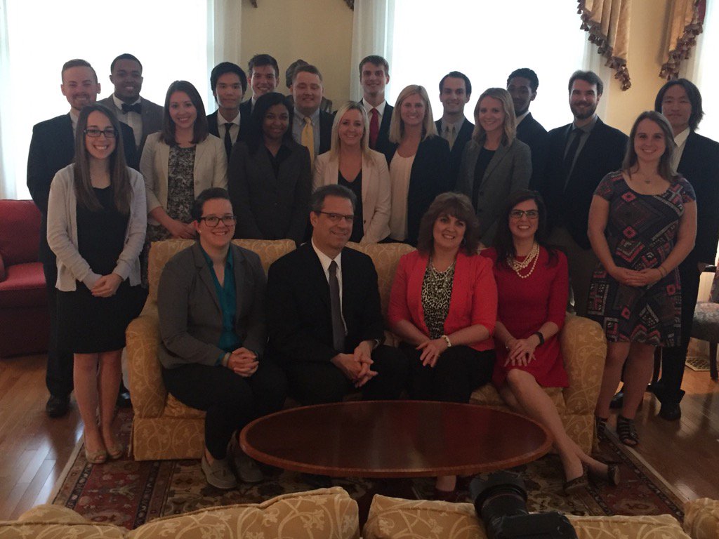 PresHodge's tweet photo. Terrific dinner celebrating completion of the third Lockheed Martin Leadership cohort. Outstanding students!! https://t.co/UrADTknHCC