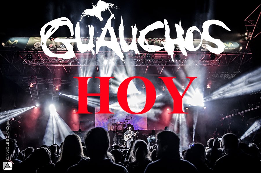 #GuauchosVuelveAlVivo HOY 21hs Guauchos + Barbarita Palacios en Santos 4040 Más info ⇉ bit.ly/1Vwxipr