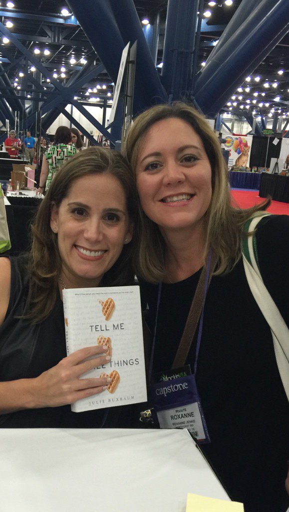 Excited to meet author Juli Buxbaum #authors rock #txla16 <a href="/LopezMSLibrary/">LopezMSLibrary</a> <a href="/Readandrox/">Roxanne Jenke</a>