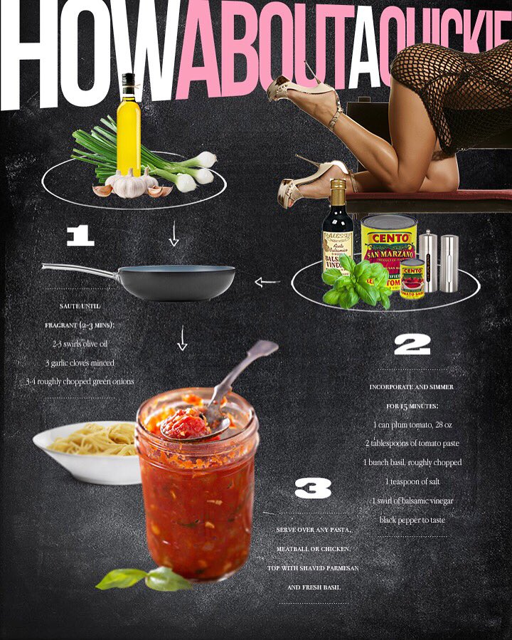 Men_Kitchen's tweet image. Ultimate recipe to save your life. It's quick, it's good &amp;amp; they won't believe you made it from scratch in 20 mins!