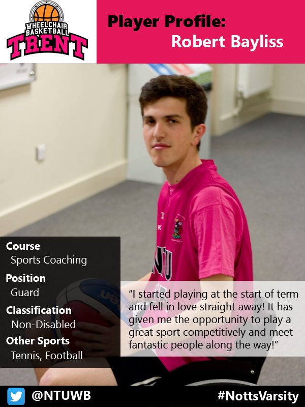 NTUWB's tweet photo. Oh no a wild Robert Bayliss appears!!!! #NottsVarsity https://t.co/UUgekTwv4q