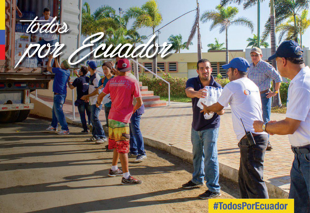 La reconstrucción será larga pero juntos saldremos adelante #TodosPorEcuador