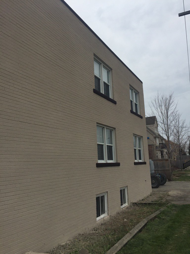 WinmarToronto's tweet photo. West Elevation completed on our recent Green Stucco Project https://t.co/xS1XKUdjSW